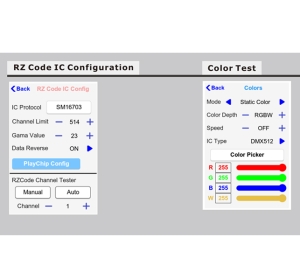 RZ Code Ic Configuration